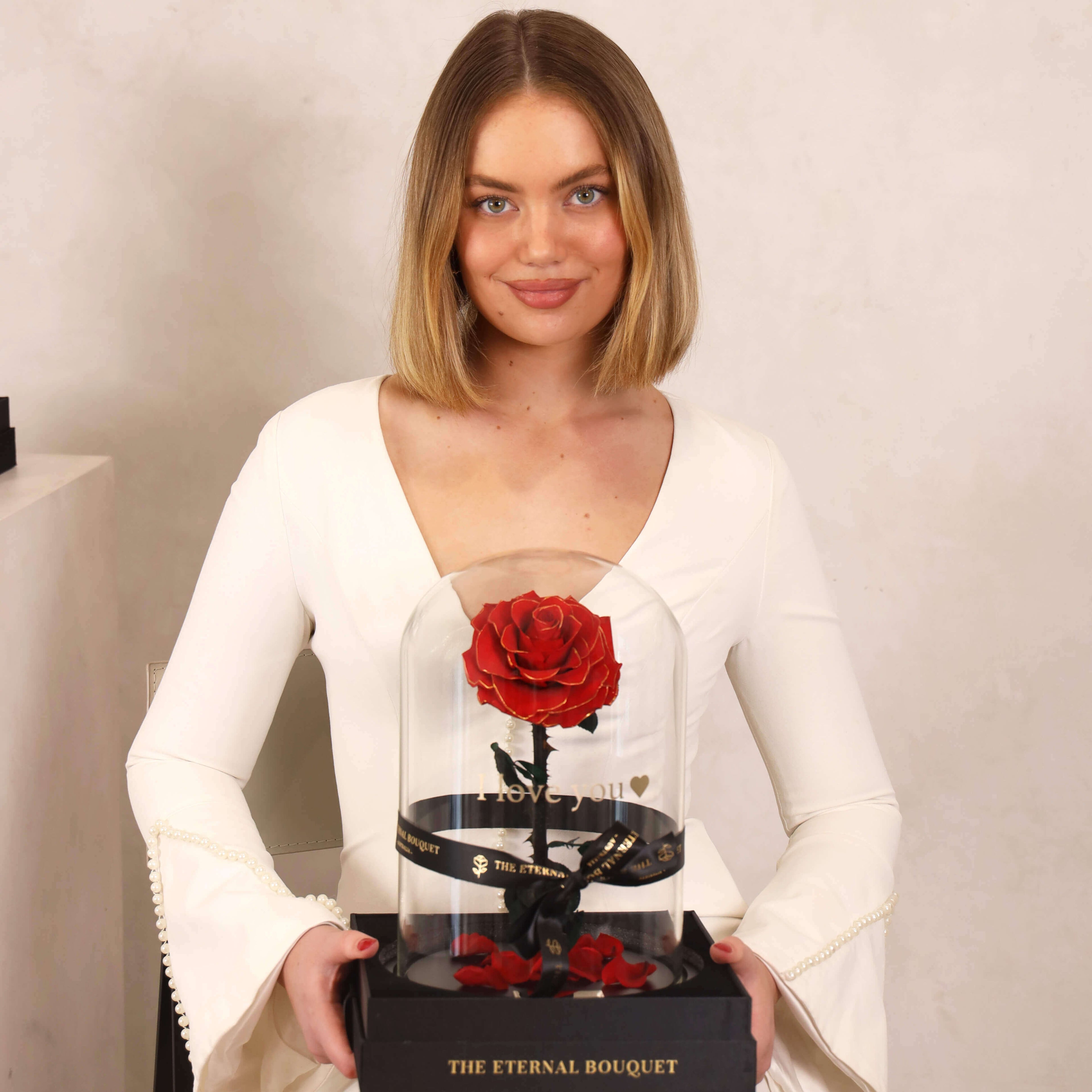 The Enchanted Rose - Red & Gold