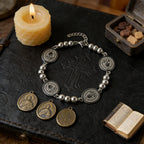 St. Benedict Stainless Steel Beaded Bracelet