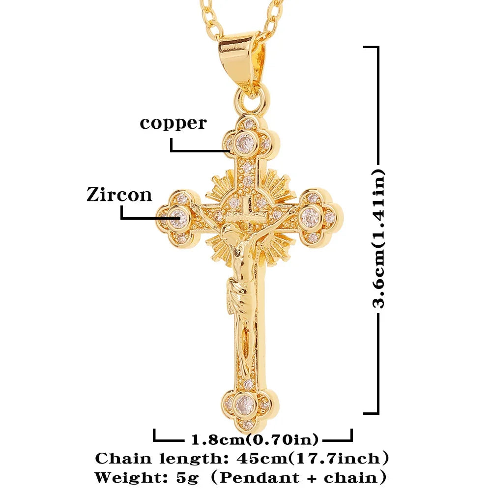 New religious jewelry women's cross pendant design niche necklace collarbone chain