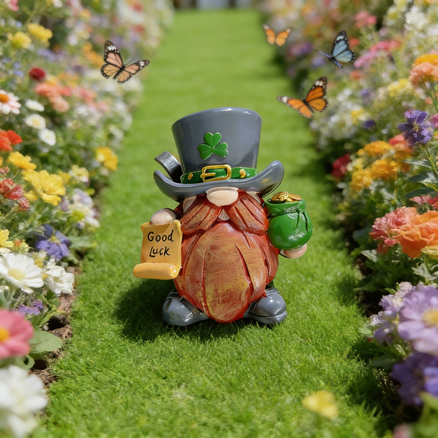 🔥Hot Sale 60% OFF 🍀4 pack St. Patrick's Day Resin Gnome Figurines💋