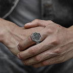 Archangel Michael S925K Silver Ring