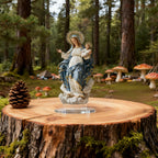 🌟 Our Lady of Grace Acrylic Desktop Statue: A Christian Symbol of Mary’s Love & Christ’s Presence