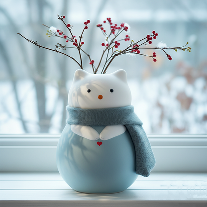 🐱🌱The Cozy Kitty Vase – A Little Hug for Your Home💋
