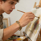 St. Benedict Stainless Steel Beaded Bracelet