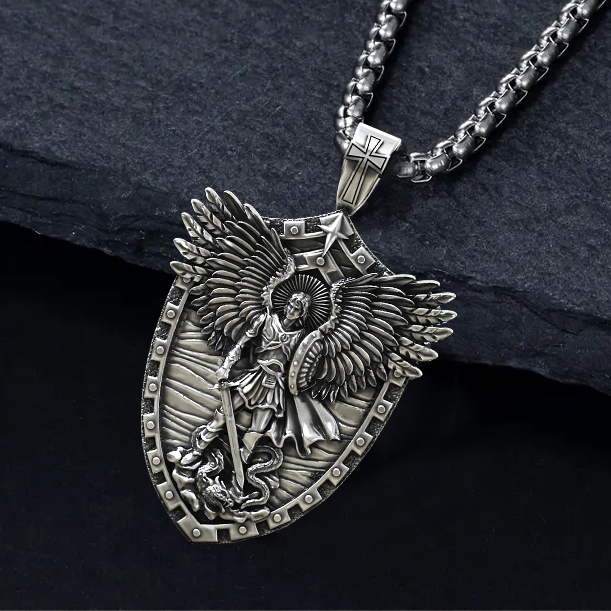 Archangel Michael Necklace - Gives us the strength and courage to move forward!