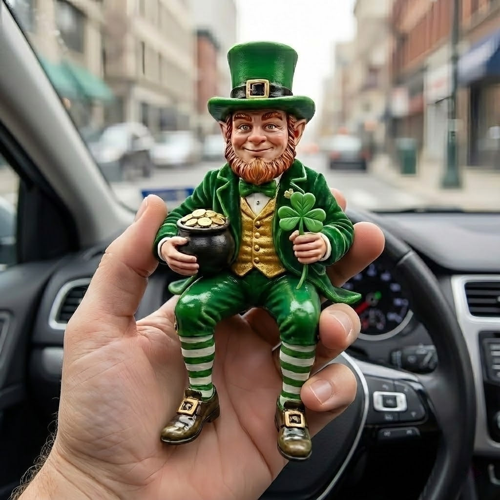 🔥Hot Sale 60% OFF -🍀St. Patrick’s Day Leprechaun Decorative Figurine🍺 Serene Desk Companion💋