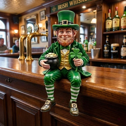 🔥Hot Sale 60% OFF -🍀St. Patrick’s Day Leprechaun Decorative Figurine🍺 Serene Desk Companion💋