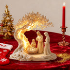 ✨ Nativity Tree of Life Acrylic Desktop Decor: A Christian Symbol of Christmas Grace & Eternal Roots