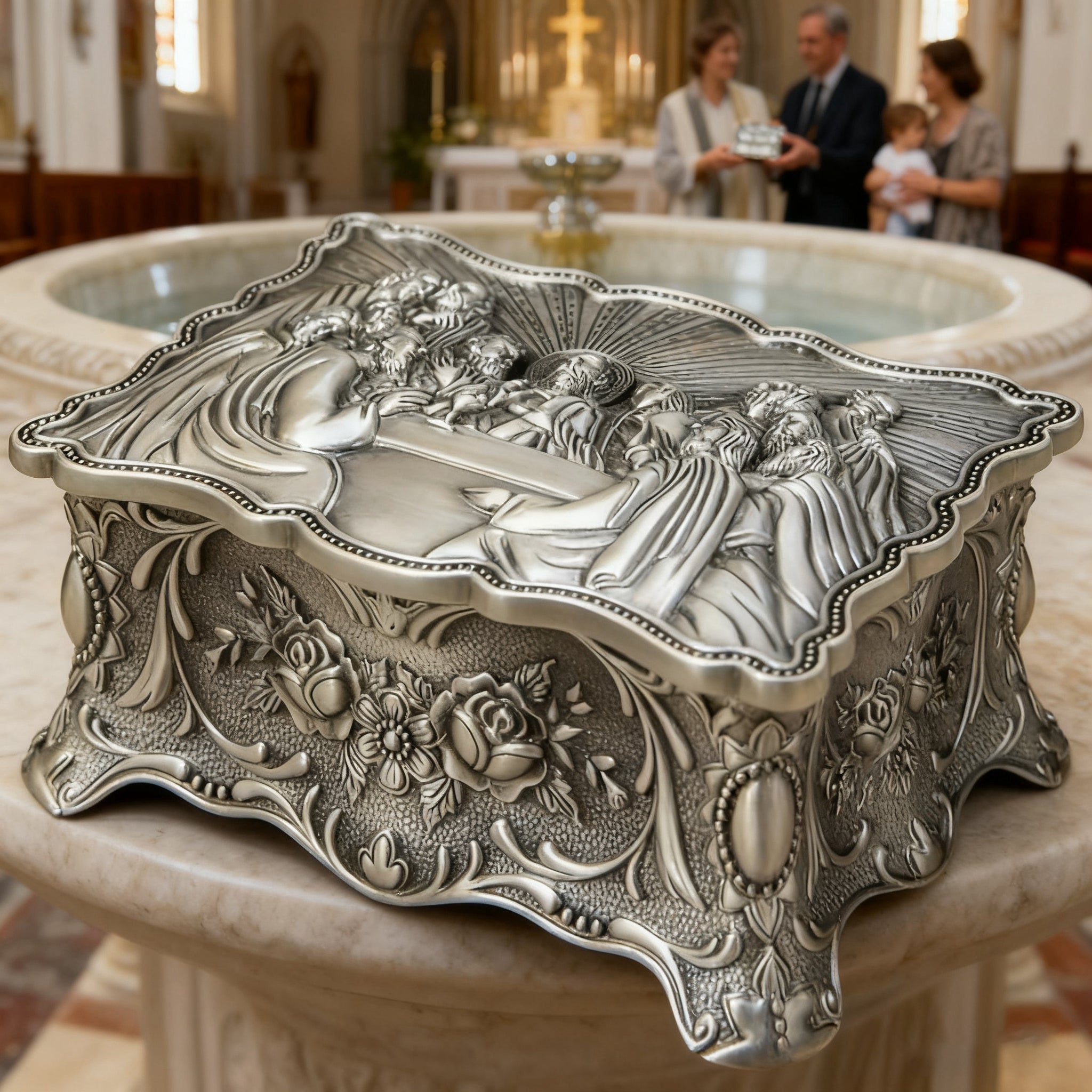 A Beautiful Testament to Faith: The Last Supper Jewelry Box