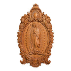 A Handcrafted Sanctuary: Our Lady of Guadalupe Wood Carving
