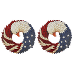 🌟 Patriotic Eagle Wooden Wreath | 4th of July Decor for Christian Homes💋
