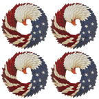 🌟 Patriotic Eagle Wooden Wreath | 4th of July Decor for Christian Homes💋