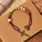 Christianartworkshop All-in-One Sports Prayer Rosary Keychain with Multi-Sport Beads: No Regrets in Every Game