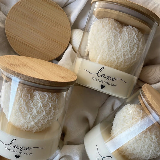 1pcs Love Rose Aroma Candle Glass Cup🏆