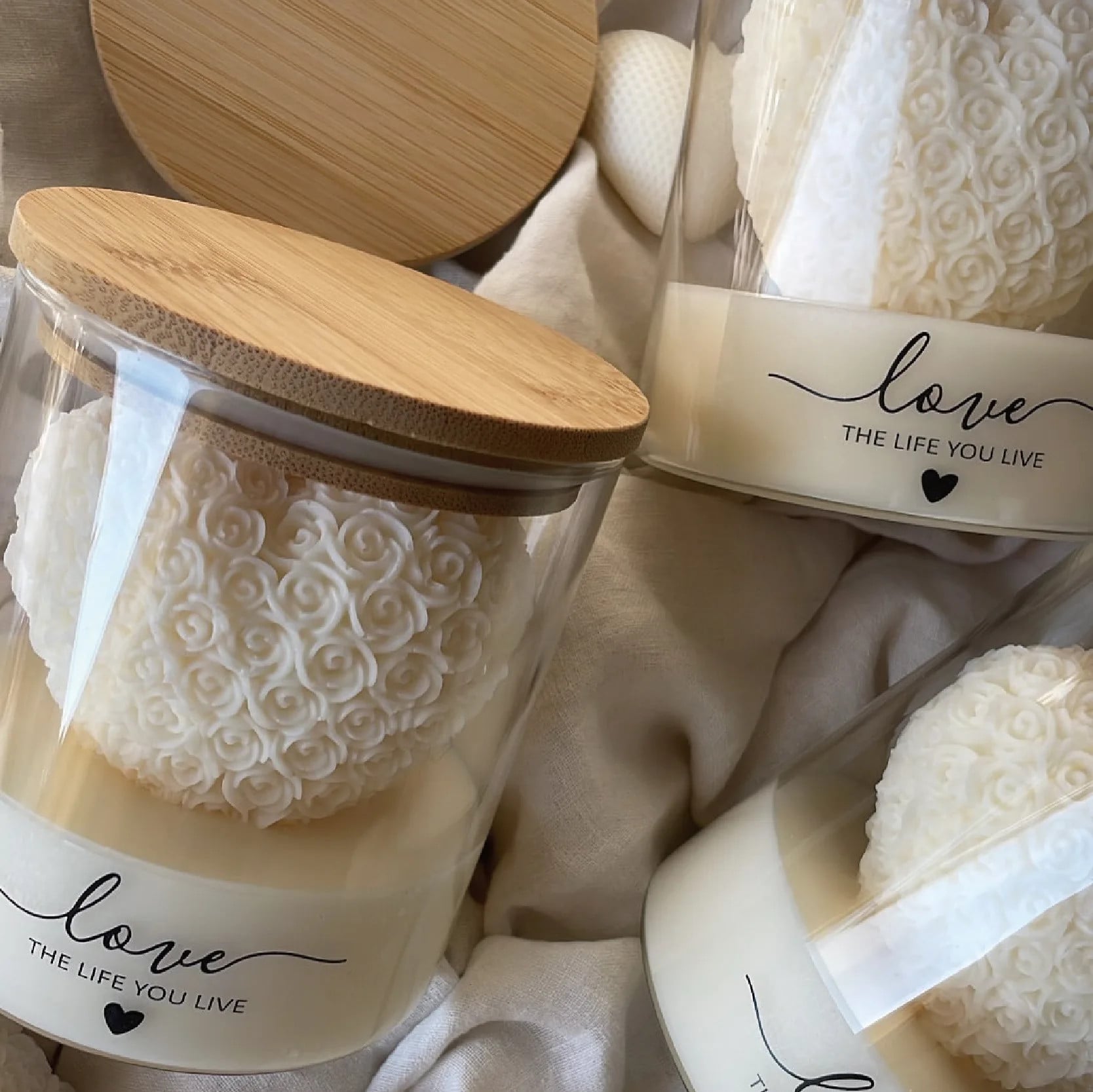 1pcs Love Rose Aroma Candle Glass Cup🏆