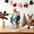 🌟 Our Lady of Grace Acrylic Desktop Statue: A Christian Symbol of Mary’s Love & Christ’s Presence