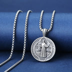 Saint Benedict Medallion Ward Off Evil Necklace