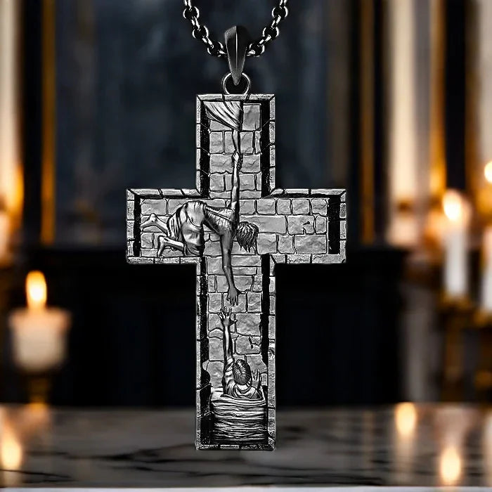 S925K Silver Savior Necklace