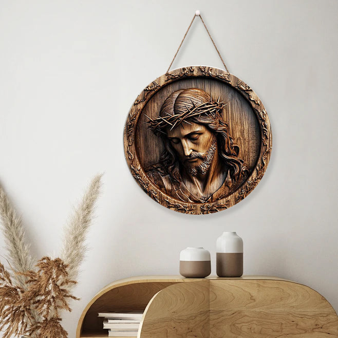 Holy Family & Nativity Holly Wood Hangings — A Piece of Heaven at Home