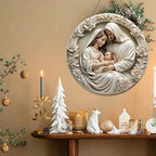 Holy Family & Nativity Holly Wood Hangings — A Piece of Heaven at Home