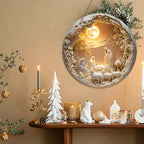 Holy Family & Nativity Holly Wood Hangings — A Piece of Heaven at Home