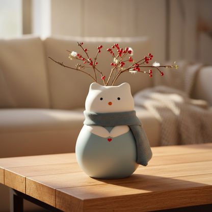 🐱🌱The Cozy Kitty Vase – A Little Hug for Your Home💋