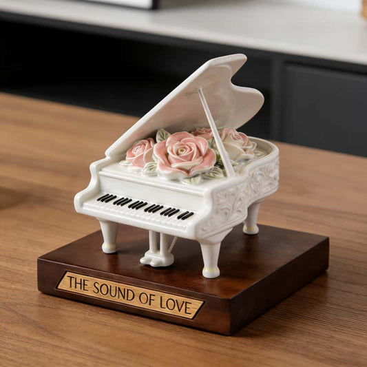 🎹Personalized Valentine's Day Grand Piano with Rose Decoration🏆