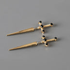 🏆GOTHIC SWORD EARRINGS (PAIR)