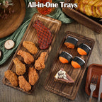 3-Tier Wooden Serving Tray Set for Parties & Entertaining🔥