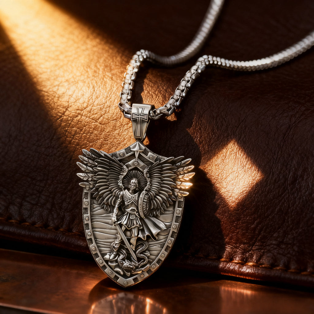 Archangel Michael Necklace - Gives us the strength and courage to move forward!