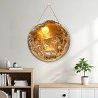 Holy Family & Nativity Holly Wood Hangings — A Piece of Heaven at Home