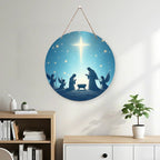 Holy Family & Nativity Holly Wood Hangings — A Piece of Heaven at Home