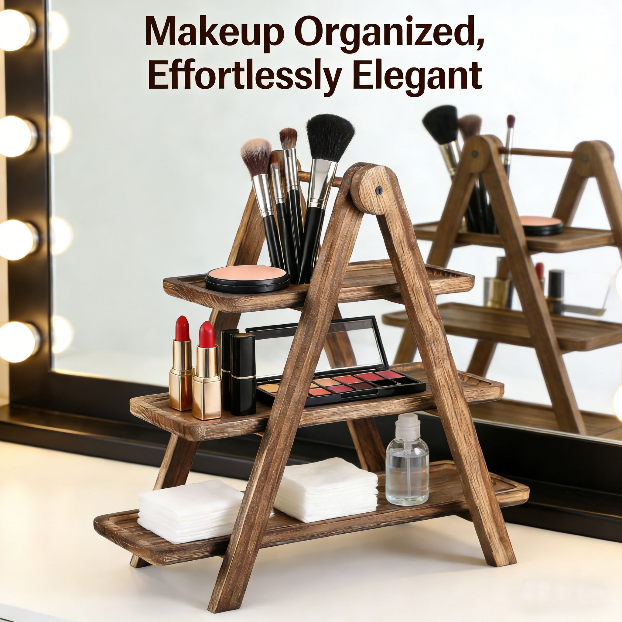 3-Tier Wooden Serving Tray Set for Parties & Entertaining🔥