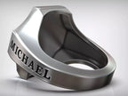 Archangel Michael S925K Silver Ring