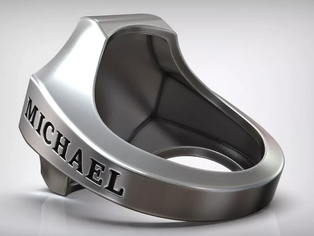 Archangel Michael S925K Silver Ring