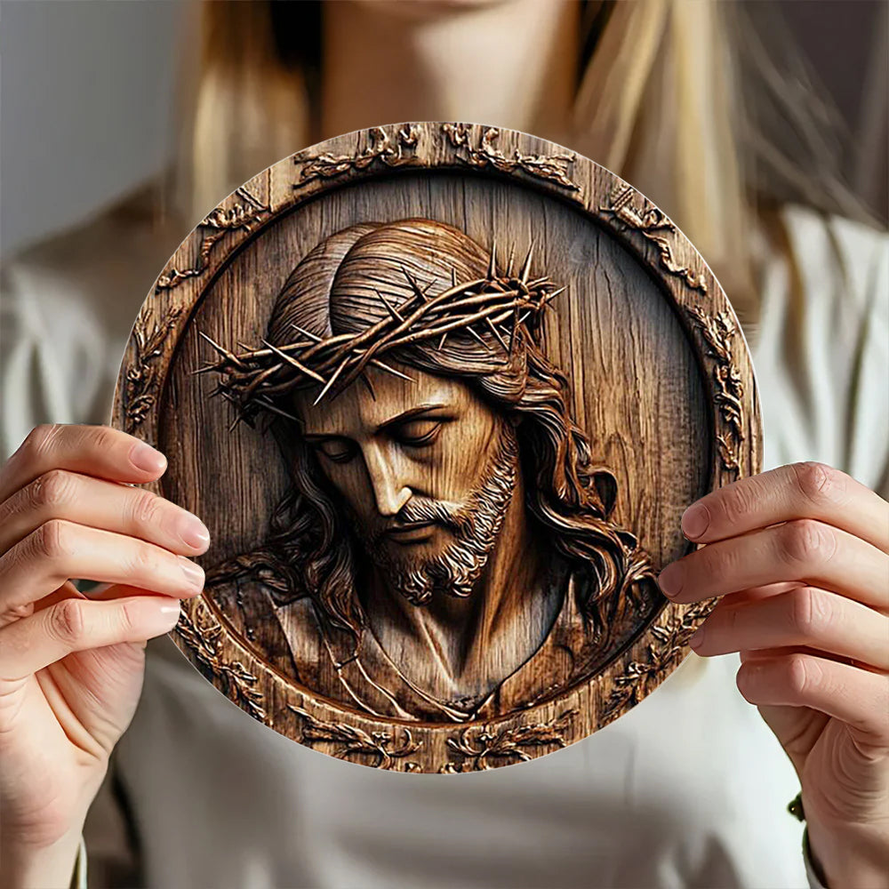 Holy Family & Nativity Holly Wood Hangings — A Piece of Heaven at Home