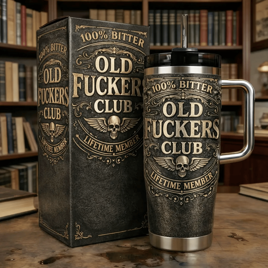 🔥 Flash Sale Alert — OLD FUCKERS CLUB Still Kicking Insulated Tumbler – Lifetime Member Edition🔥