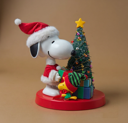 🏆Kurt Adler Peanuts Snoopy & Woodstock Table Piece Christmas Decoration