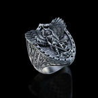 Archangel Michael Steel Titanium Ring——Giving us the strength and courage to move forward