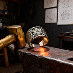 Archangel Metatron Life Angel Seal Adjustable Ring Solomon Kabbalah Amulet