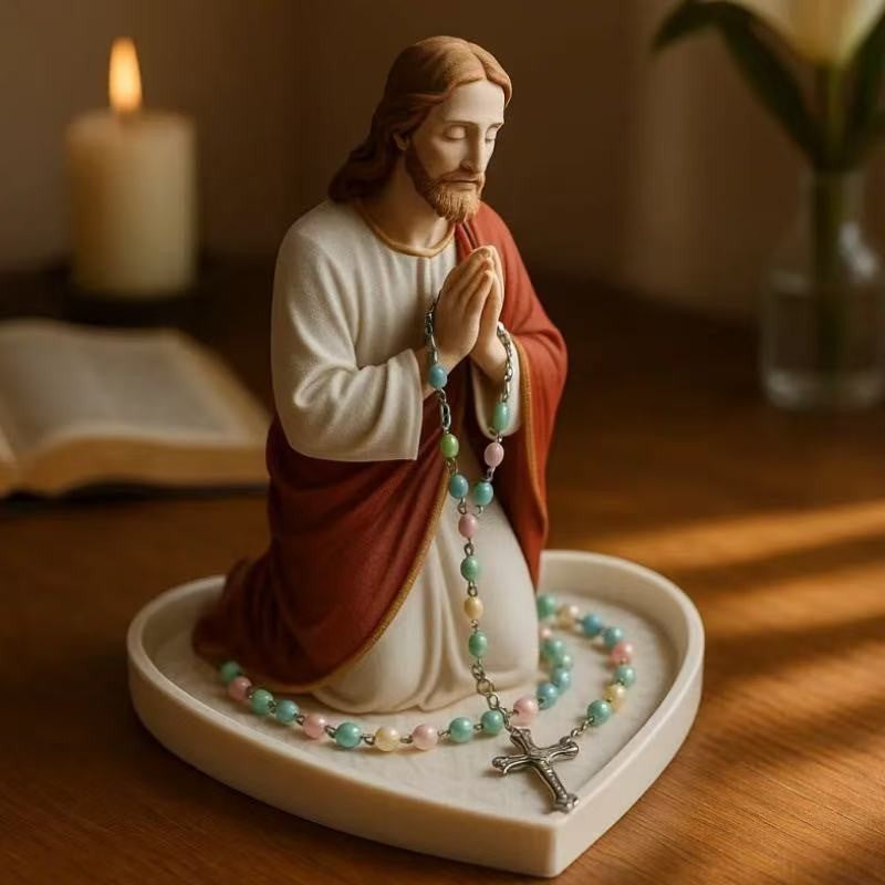 🏆Virgin Mary Rosary Holder - With Necklace
