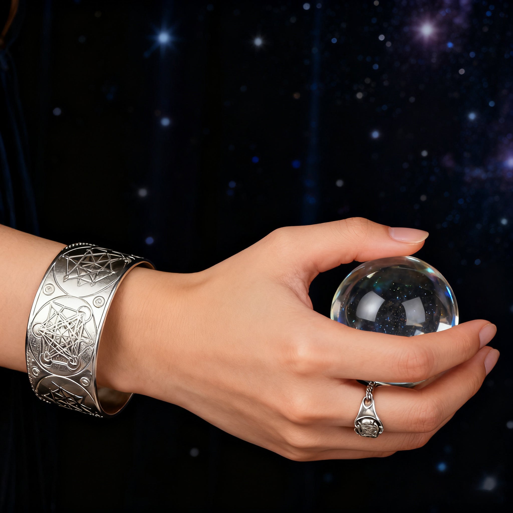 Metatron Adjustable Copper Bracelet