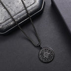 Seal 7 Archangel Pendants Protection Amulet Against Evil Eyes, Curses, Spells