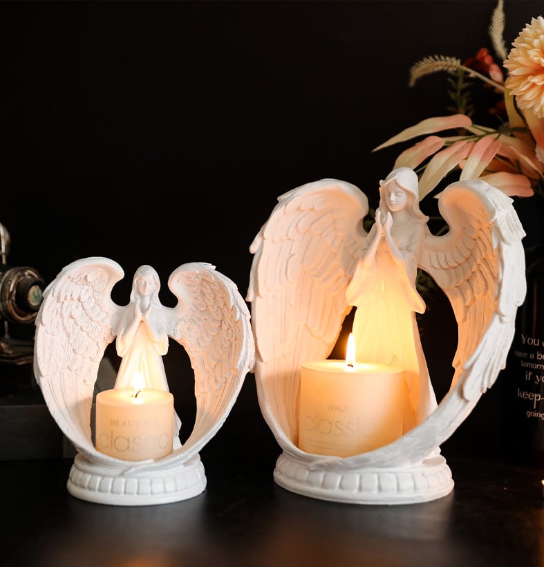 Elegant Angel Candlestick