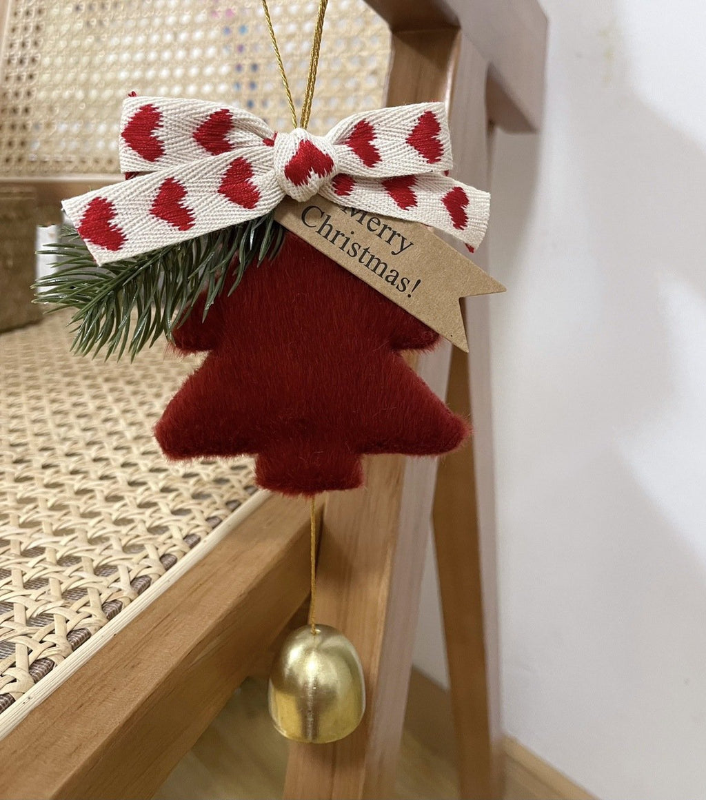 Christmas tree decorations with star bells🔔