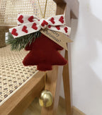 Christmas tree decorations with star bells🔔