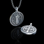 Saint Benedict Medallion Ward Off Evil Necklace