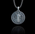 Saint Benedict Medallion Ward Off Evil Necklace