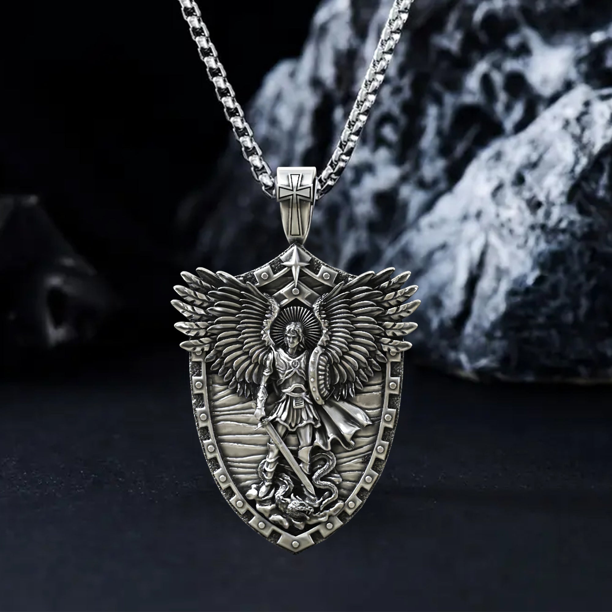 Archangel Michael Necklace - Gives us the strength and courage to move forward!