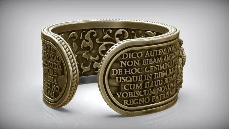 Last Supper Copper Adjustable Size Bracelet